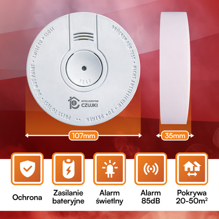 Czujka Dymu certyfikowana